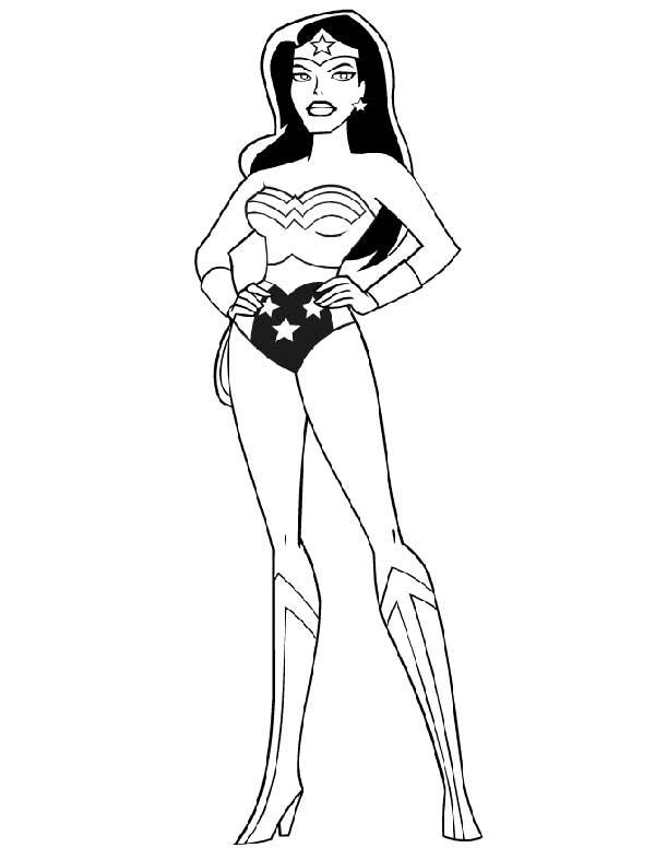 mulher maravilha para colorir liga da justiça para pintar
