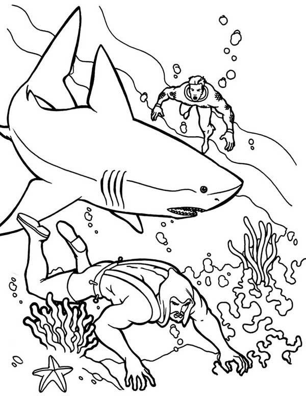 no fundo do mar
