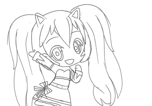 desenhos de Gacha Life para colorir