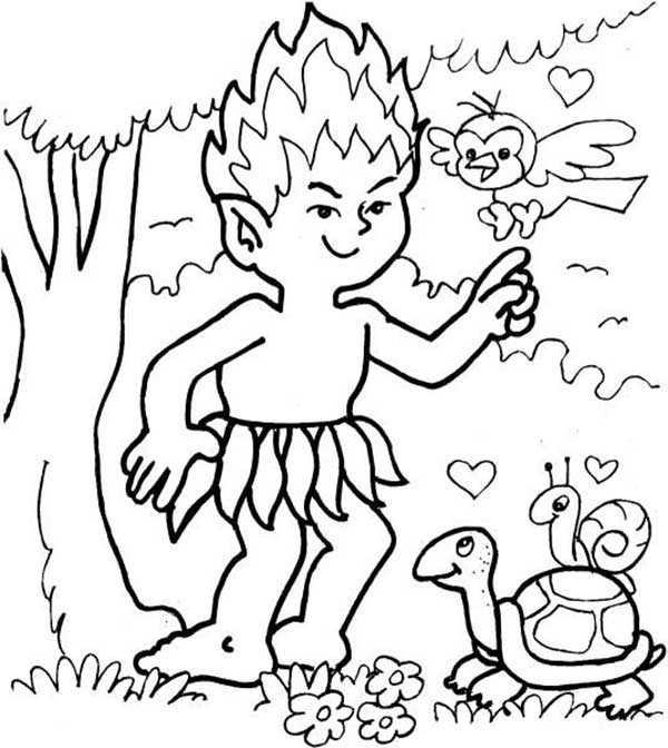 87+ Desenhos do Curupira para Imprimir e Colorir (Educativos)