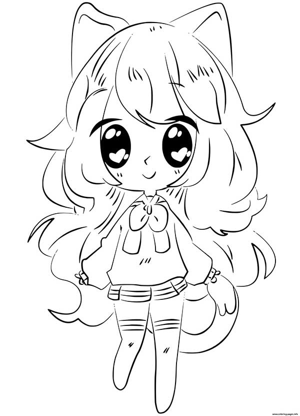 desenhos de Gacha Life para pintar