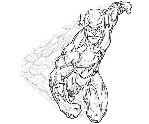 85+ Desenhos do Flash para Imprimir e Colorir Grátis