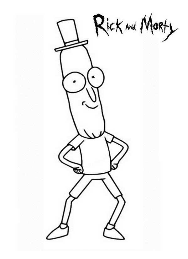 rick e morty para impressao com logo