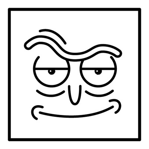 rick para colorir para passar o tempo