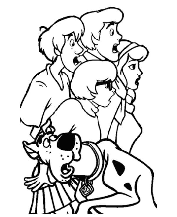 Scooby Doo para pintar
