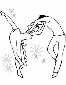 55+ Desenhos de Dança para Imprimir e Colorir (Atividades)