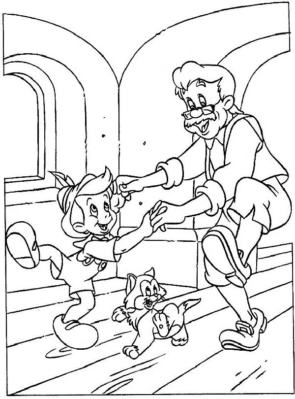 85+ Desenhos do Pinóquio → Imprimir e Colorir/Pintar