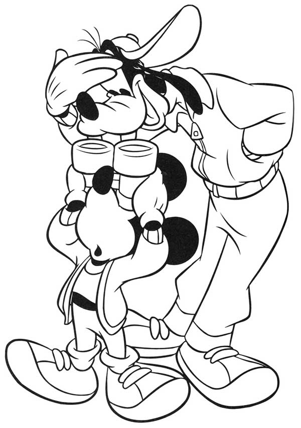 com mickey Pateta com Mickey.