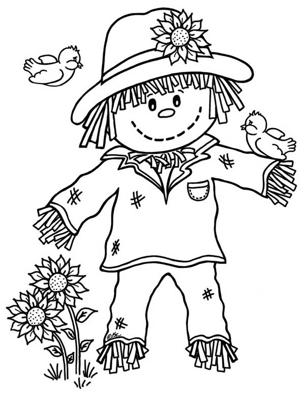 55+ Desenhos de Espantalhos para Imprimir e Colorir