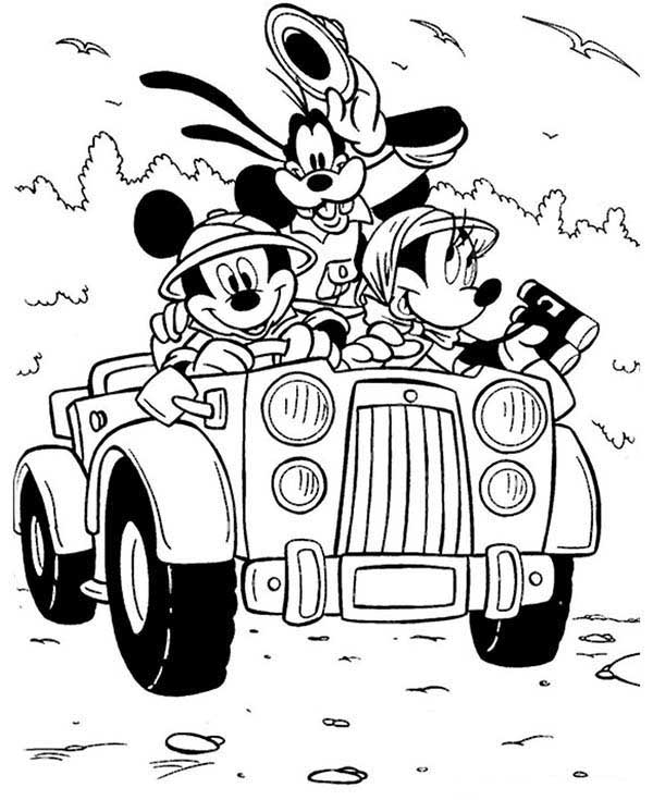 desenhos de safari