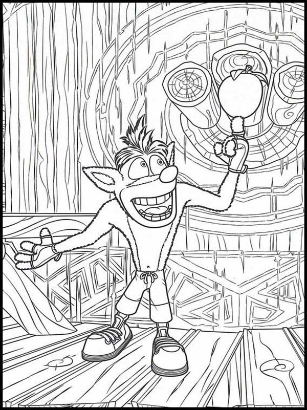desenhos de crash Crash para pintar