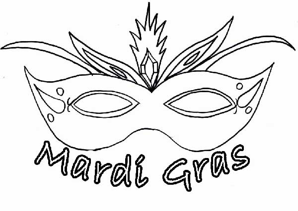 desenhos de mascaras de carnaval para colorir