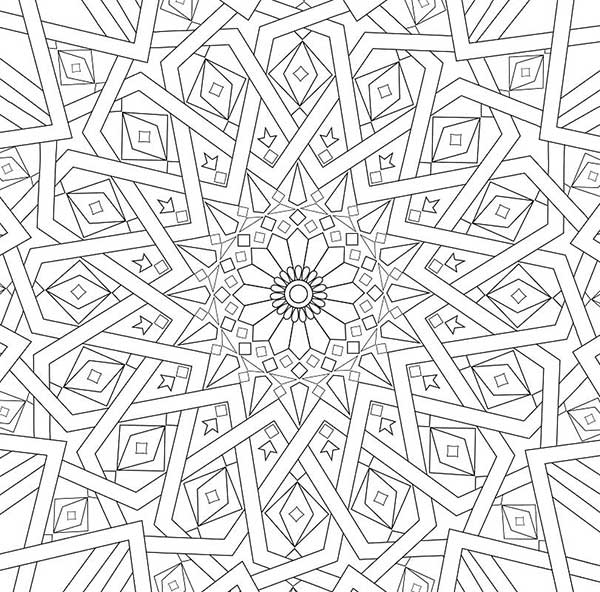 desenhos de mosaico para colorir