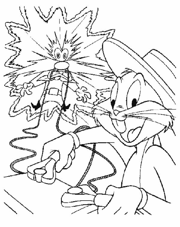 desenhos do Pernalonga para colorir páginas para salvar