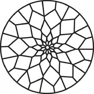 85+ Desenhos de Mosaico para Imprimir e Colorir/Pintar