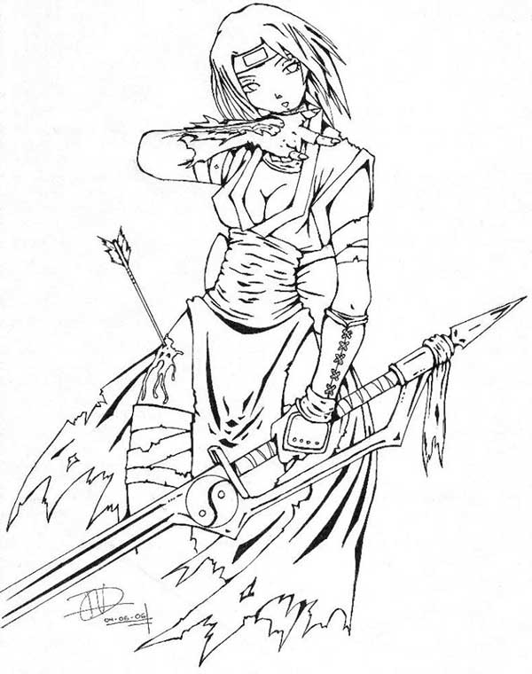 desenhos de guerreiros para pintar