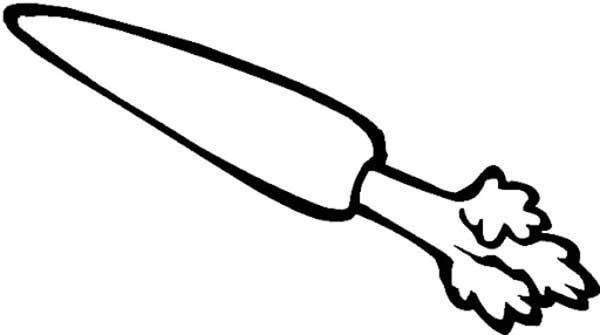 mais simples 6 Desenhos de Cenoura