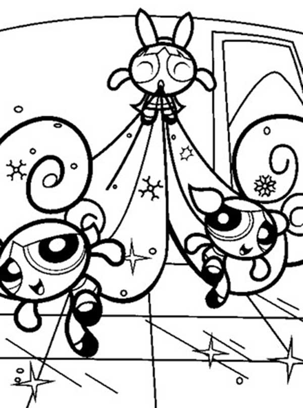 meninas super poderosas desenhos grátis