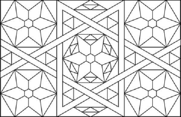 mosaico formas da geometria