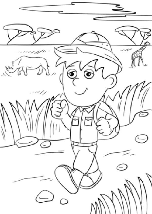 desenhos de safari