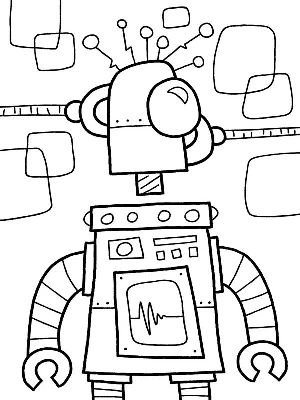85+ Desenhos de Robô para Imprimir e Colorir em Casa