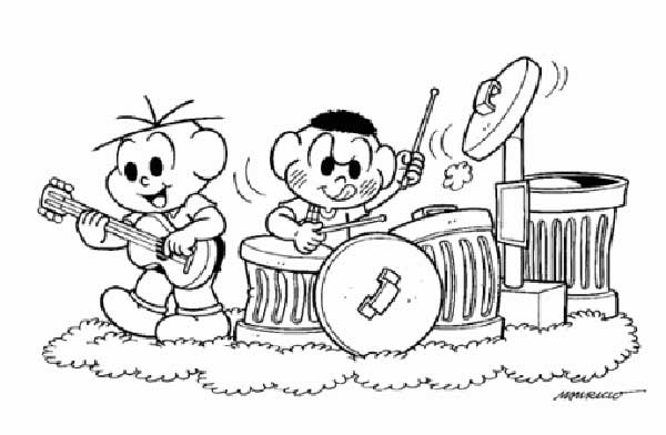 45+ Desenhos de Música para Imprimir e Colorir/Pintar