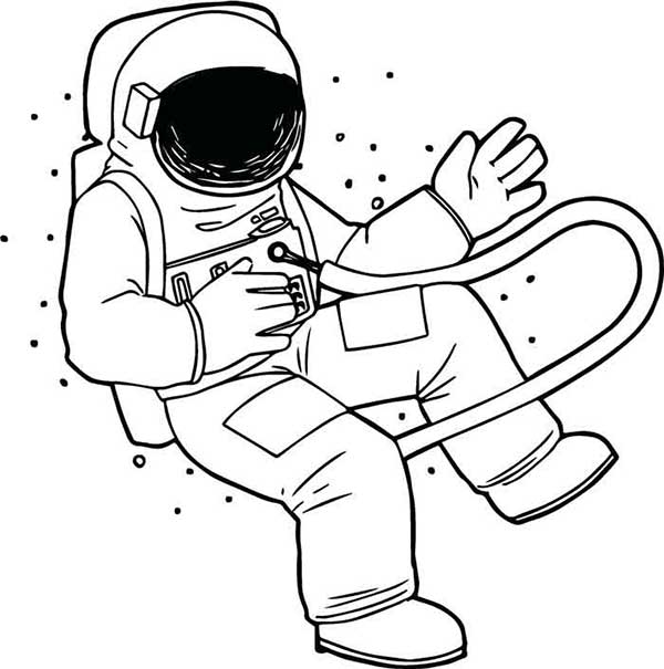 viajando no espaco desenhos de Astronauta