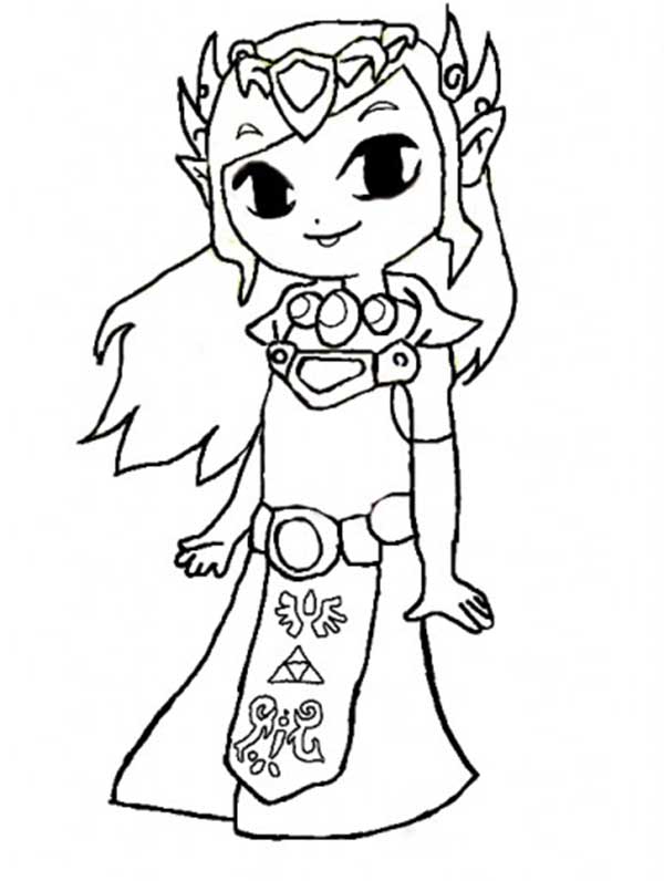 zelda para colorir atividades infantis