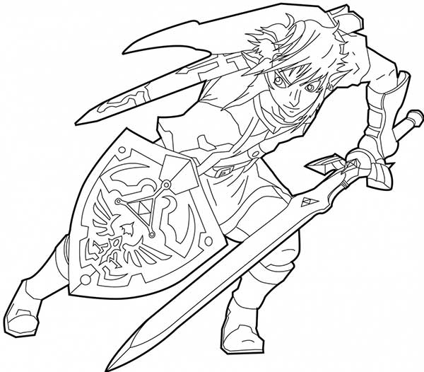 zelda desenhos de zelda para colorir