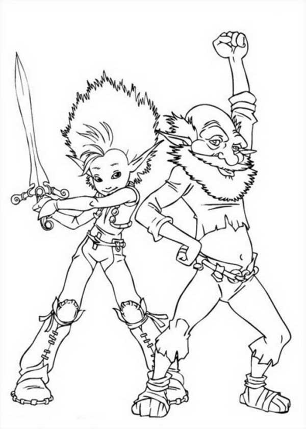 Arthur e os Minimoys para pintar