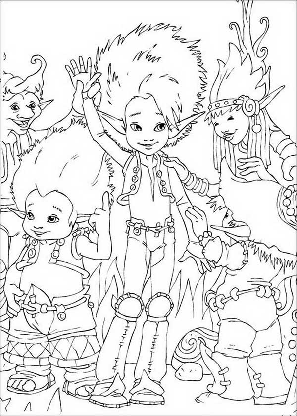 50+ Desenhos de Arthur e os Minimoys para Colorir