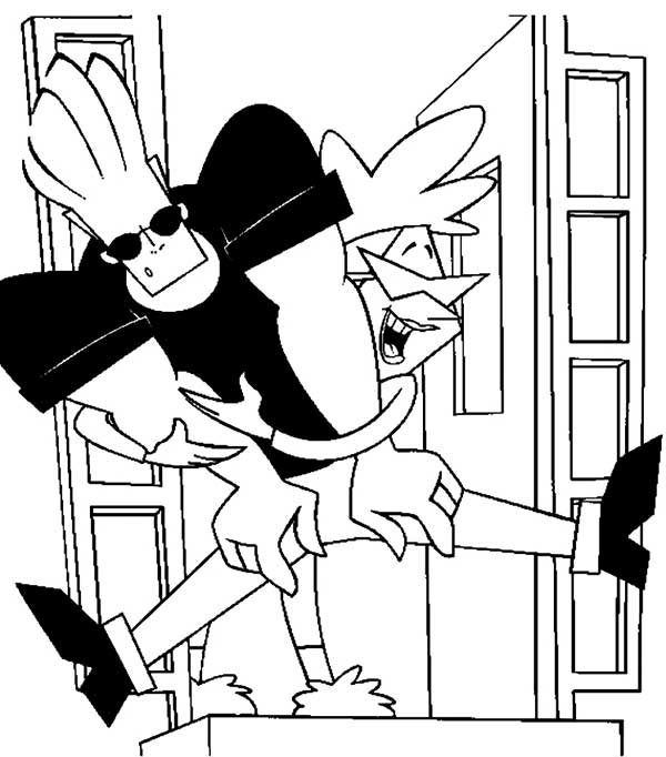 Johnny Bravo para colorir inspiradas no desenho