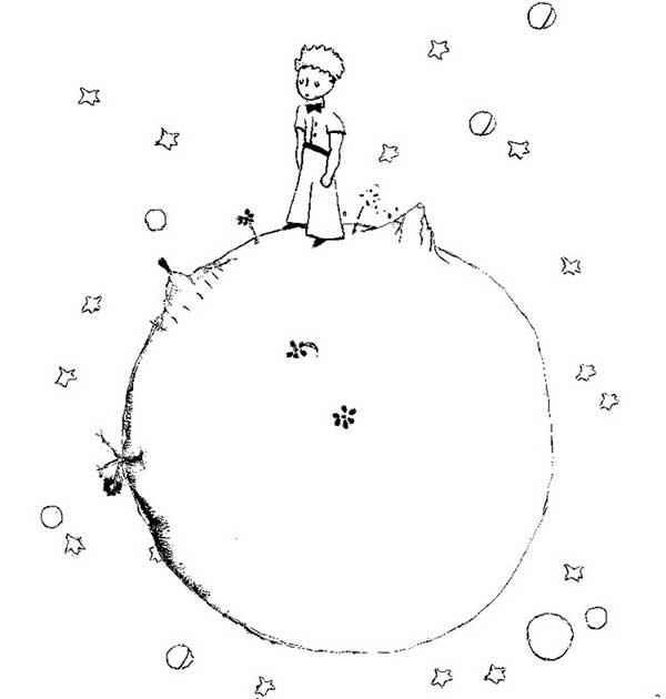 75+ Desenhos do Pequeno Príncipe para Imprimir e Colorir
