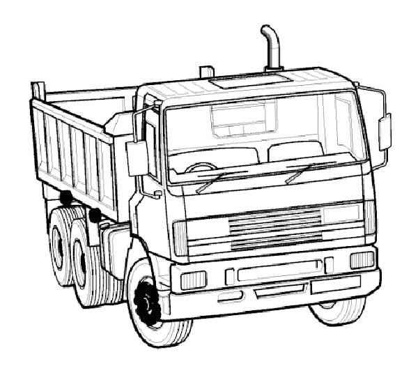 desenho de caminhao 1