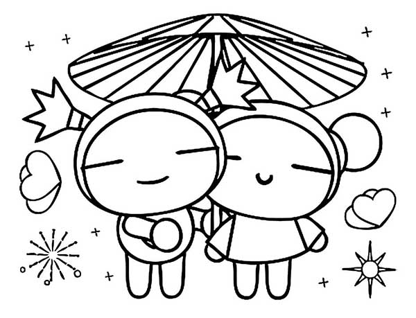 Desenhos da Pucca para colorir