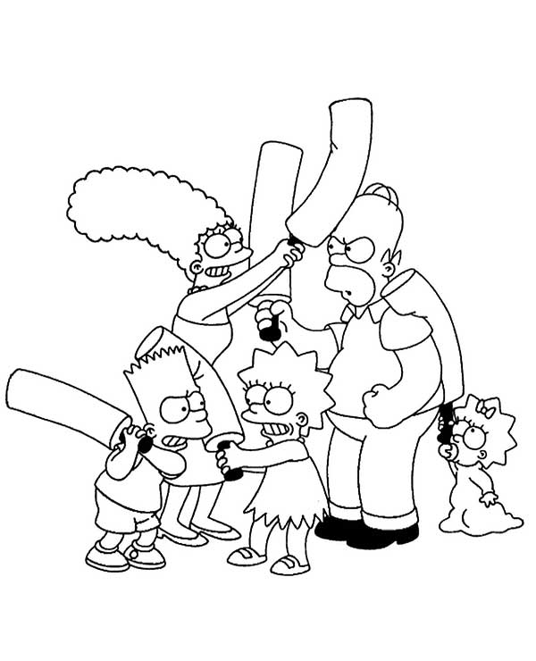 desenhos de os simpsons