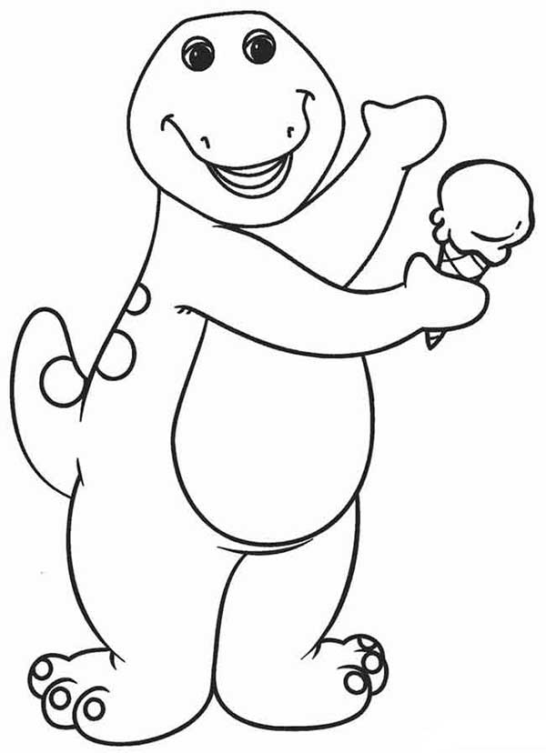 desenhos do barney para imprimir