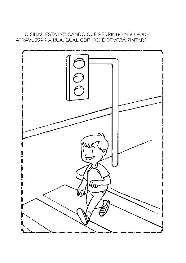 desenhos sobre semaforo