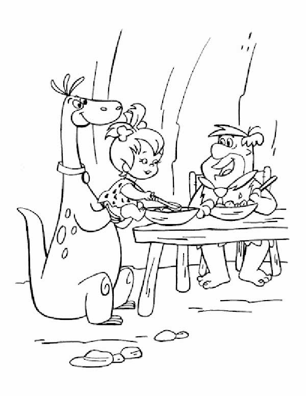Desenhos de Os Flintstones para pintar