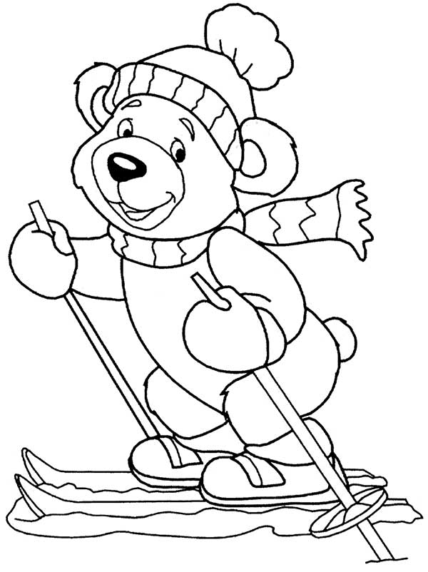 ursinho na neve