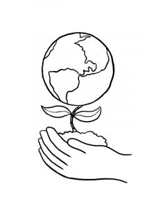 77+ Desenhos Educativos de Ecologia para Colorir/Pintar