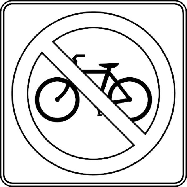 proibido bicicleta proibido bicicleta