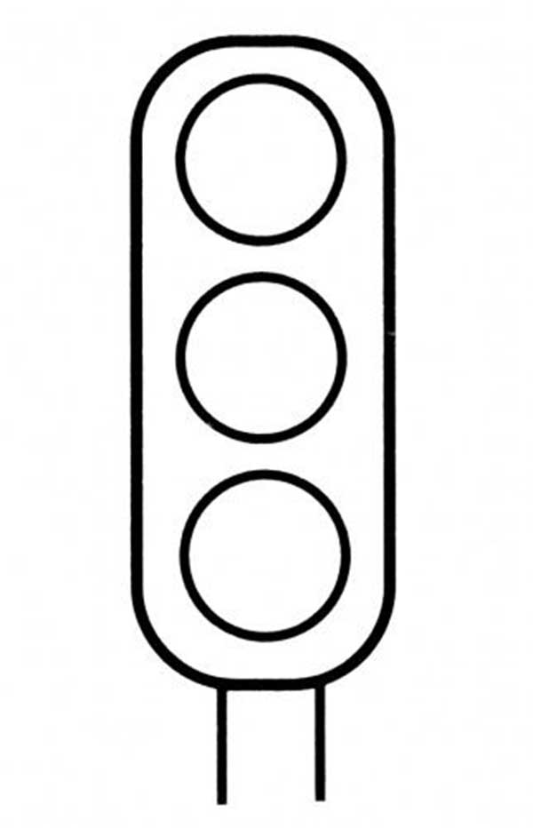 150+ Desenhos Educativos de Trânsito para Colorir/Pintar