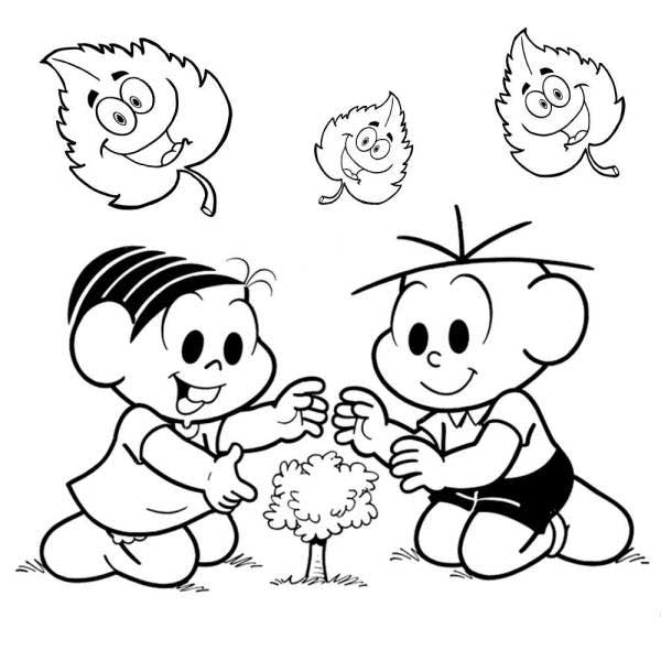 desenhos da turma da mônica ensinando