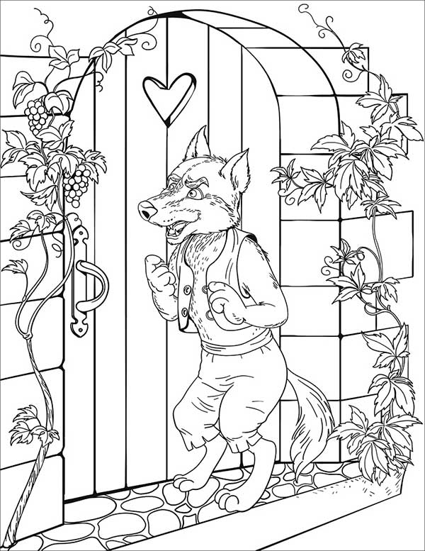 75+ Desenhos do Lobo Mau para Imprimir e Colorir