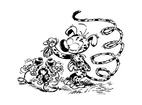 Marsupilami para colorir Marsupilami para colorir