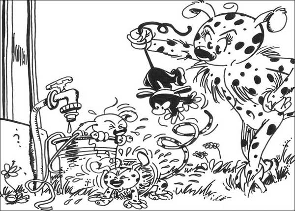 Marsupilami Marsupilami para pintar