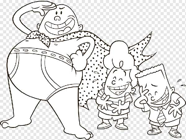 85+ Desenhos do Capitão Cueca para Imprimir e Colorir
