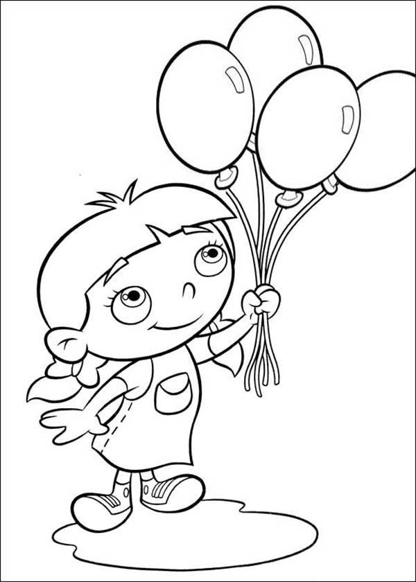 com baloes 1 desenhos de Mini Einsteins
