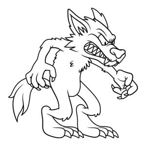 75+ Desenhos do Lobo Mau para Imprimir e Colorir